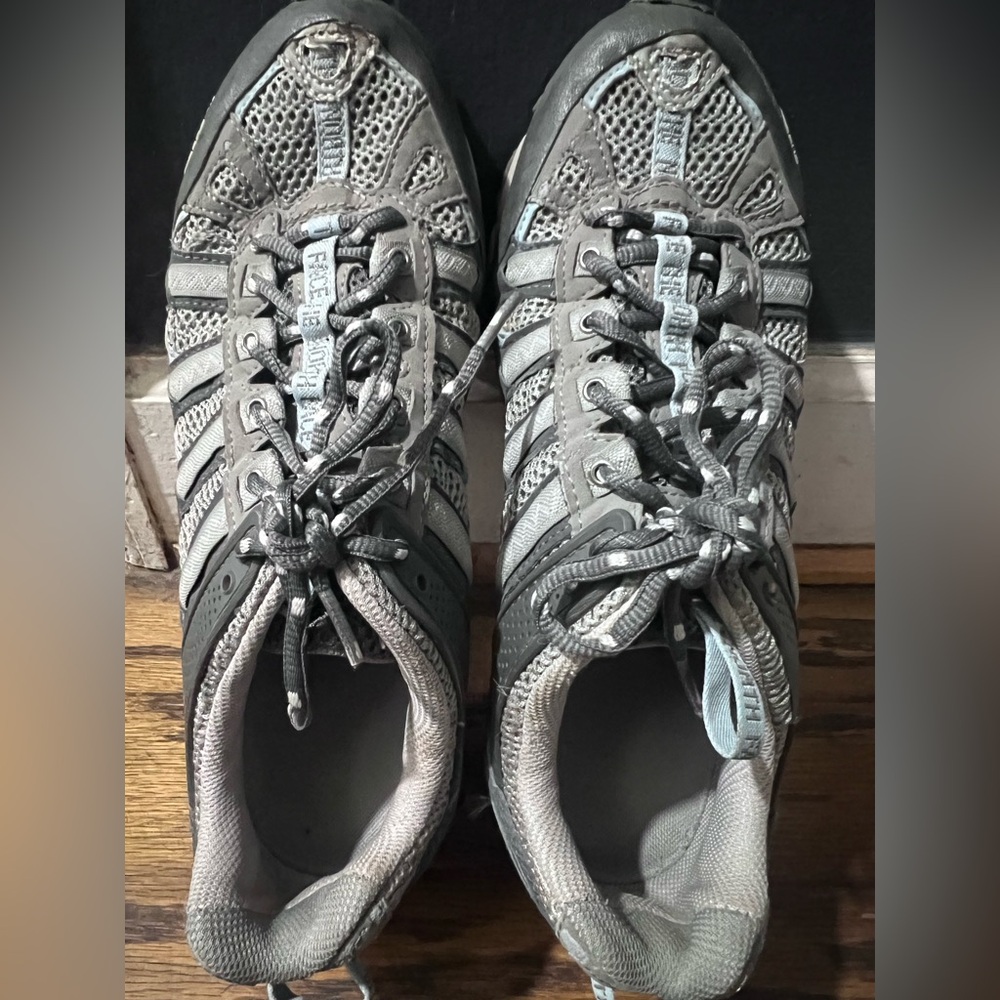 The North Face Gray Athletic Shoes